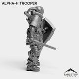 Tabletop Terrain Miniature Alpha-H Trooper - Alpha Troopers