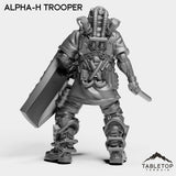 Tabletop Terrain Miniature Alpha-H Trooper - Alpha Troopers