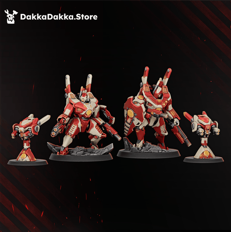 Tabletop Terrain Miniature Alpha & Hadar, Synchrosquad