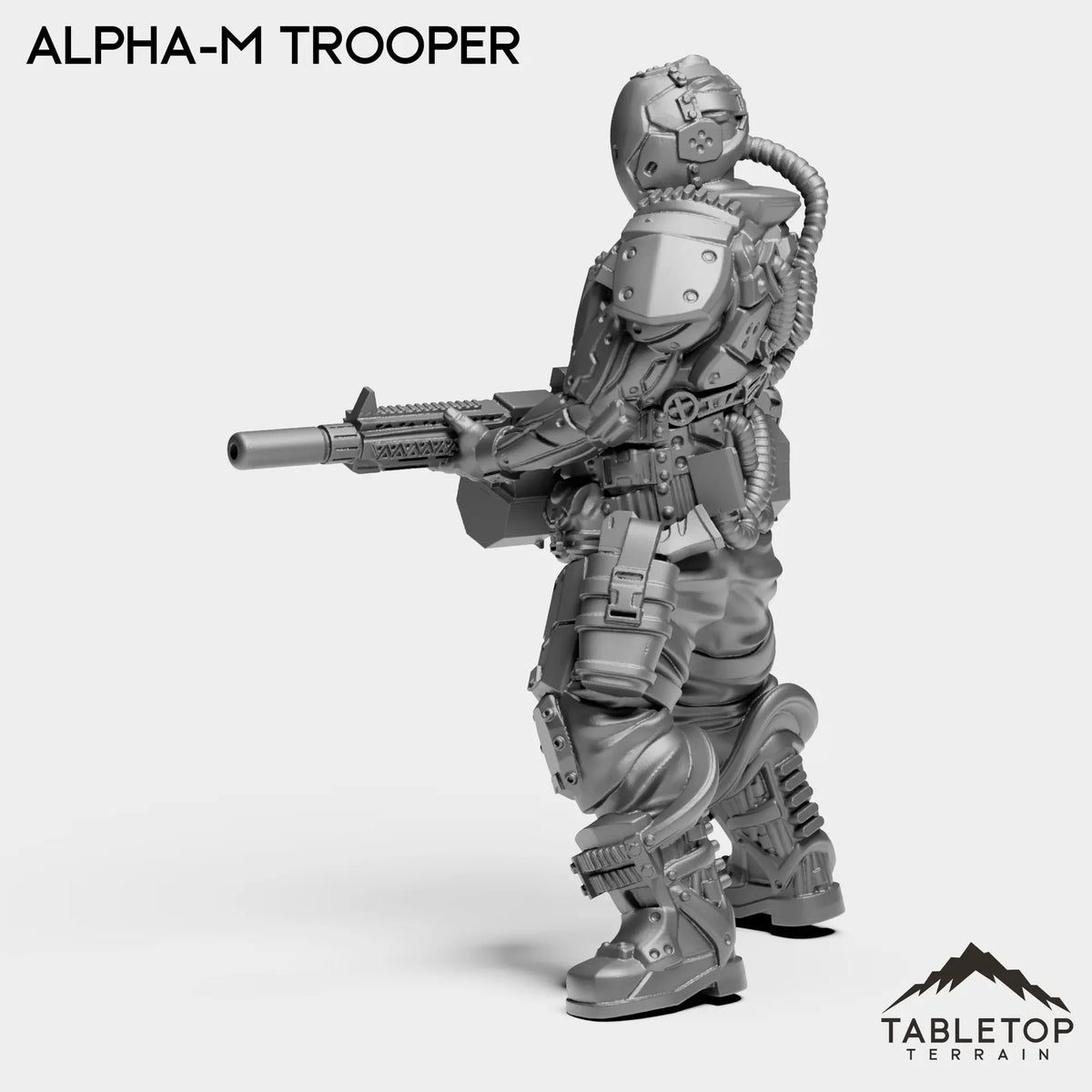 Tabletop Terrain Miniature Alpha-M Trooper - Alpha Troopers