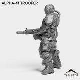 Tabletop Terrain Miniature Alpha-M Trooper - Alpha Troopers