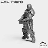 Tabletop Terrain Miniature Alpha-M Trooper - Alpha Troopers
