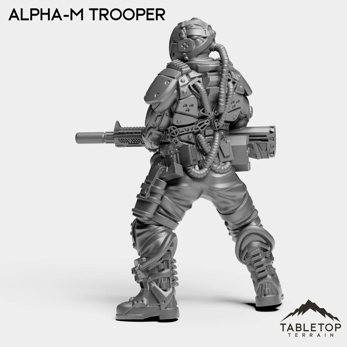 Tabletop Terrain Miniature Alpha-M Trooper - Alpha Troopers