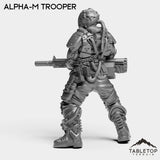 Tabletop Terrain Miniature Alpha-M Trooper - Alpha Troopers