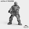 Tabletop Terrain Miniature Alpha-M Trooper - Alpha Troopers