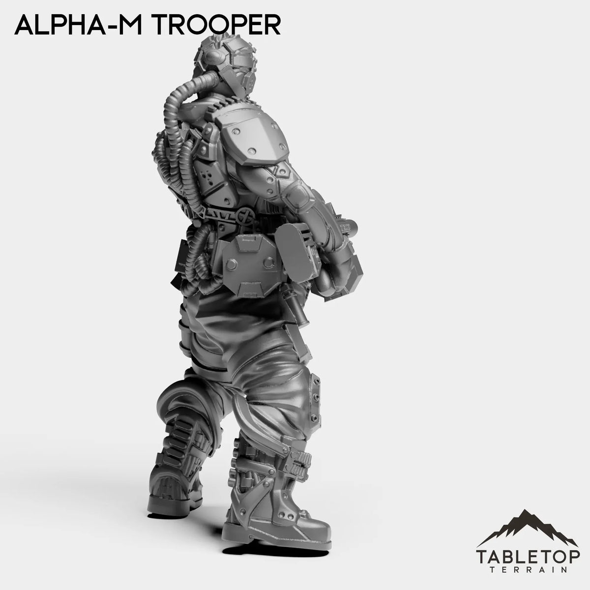 Tabletop Terrain Miniature Alpha-M Trooper - Alpha Troopers
