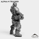 Tabletop Terrain Miniature Alpha-M Trooper - Alpha Troopers