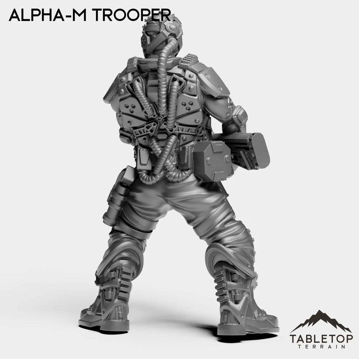 Tabletop Terrain Miniature Alpha-M Trooper - Alpha Troopers
