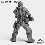 Tabletop Terrain Miniature Alpha-M Trooper - Alpha Troopers