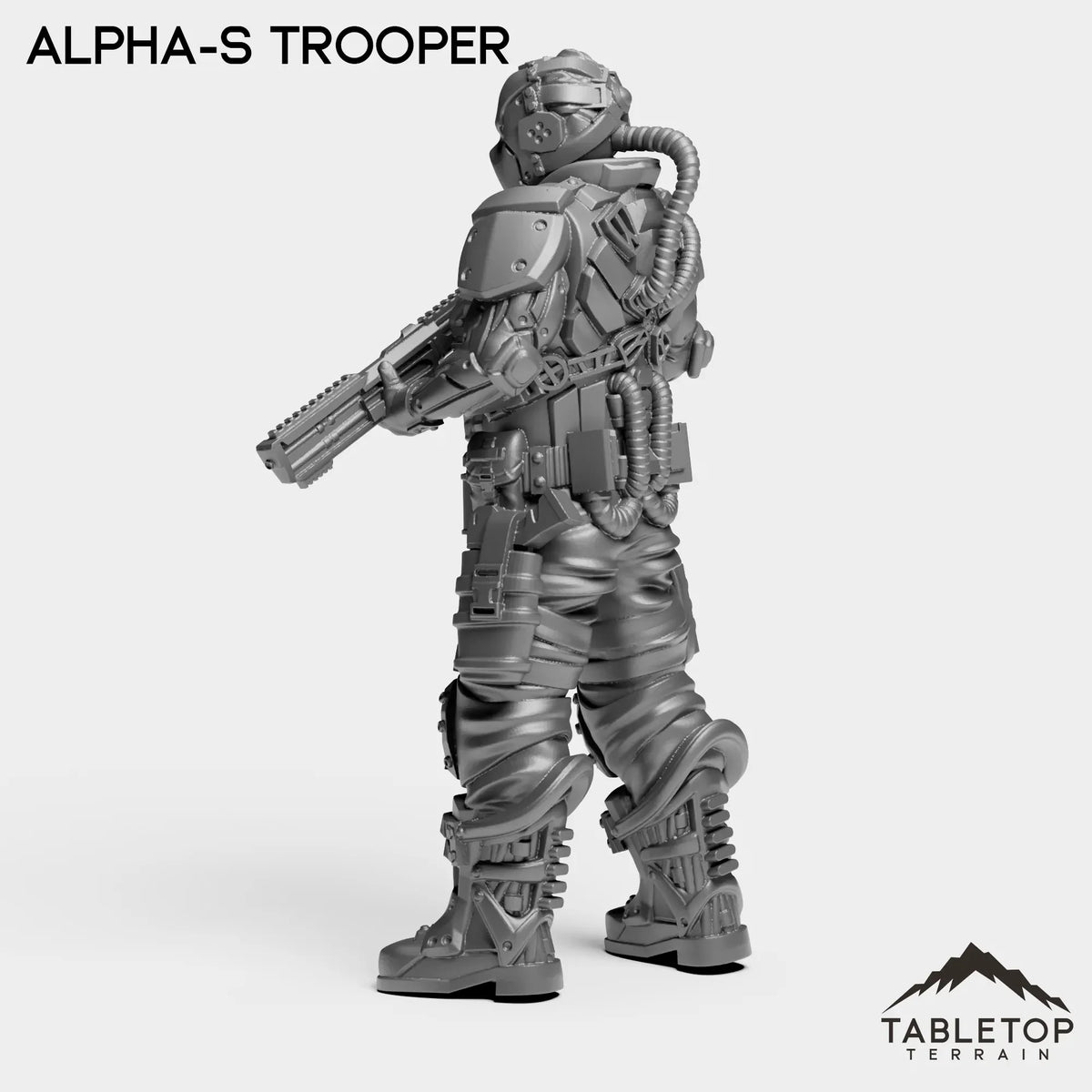 Tabletop Terrain Miniature Alpha-S Trooper - Alpha Troopers