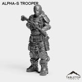 Tabletop Terrain Miniature Alpha-S Trooper - Alpha Troopers