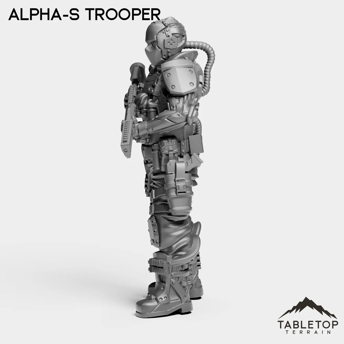 Tabletop Terrain Miniature Alpha-S Trooper - Alpha Troopers