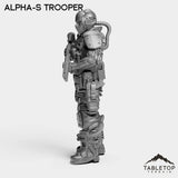 Tabletop Terrain Miniature Alpha-S Trooper - Alpha Troopers