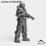 Tabletop Terrain Miniature Alpha-S Trooper - Alpha Troopers