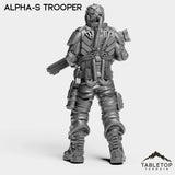 Tabletop Terrain Miniature Alpha-S Trooper - Alpha Troopers