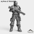 Tabletop Terrain Miniature Alpha-S Trooper - Alpha Troopers