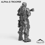 Tabletop Terrain Miniature Alpha-S Trooper - Alpha Troopers