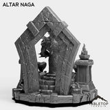 Tabletop Terrain Miniature Altar Naga