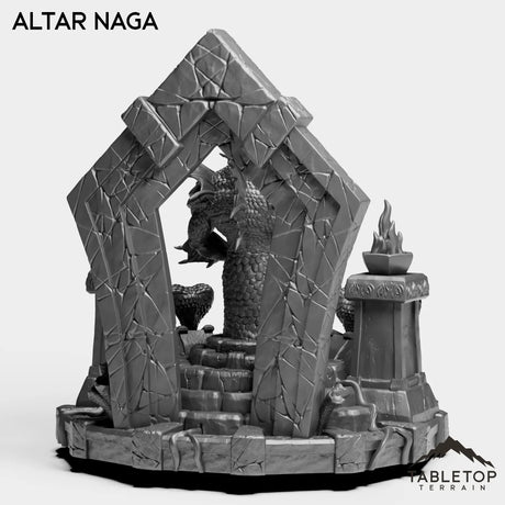Tabletop Terrain Miniature Altar Naga