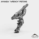 Tabletop Terrain Miniature Amanda ''Wrench'' Pistons - Division Ex