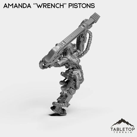 Tabletop Terrain Miniature Amanda ''Wrench'' Pistons - Division Ex