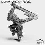 Tabletop Terrain Miniature Amanda ''Wrench'' Pistons - Division Ex