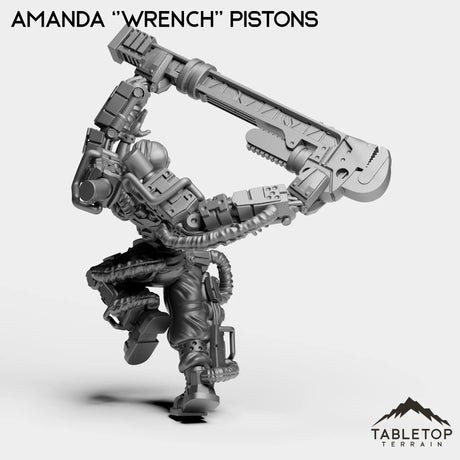 Tabletop Terrain Miniature Amanda ''Wrench'' Pistons - Division Ex