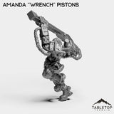 Tabletop Terrain Miniature Amanda ''Wrench'' Pistons - Division Ex
