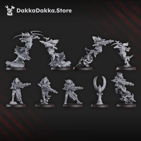 Tabletop Terrain Miniature Anchorites Webstriders Squad (x9)