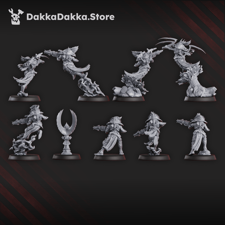 Tabletop Terrain Miniature Anchorites Webstriders Squad (x9)