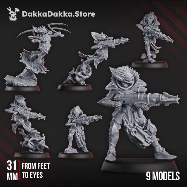 Tabletop Terrain Miniature Anchorites Webstriders Squad (x9)