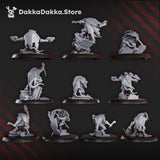 Tabletop Terrain Miniature Ancient Mine Rats