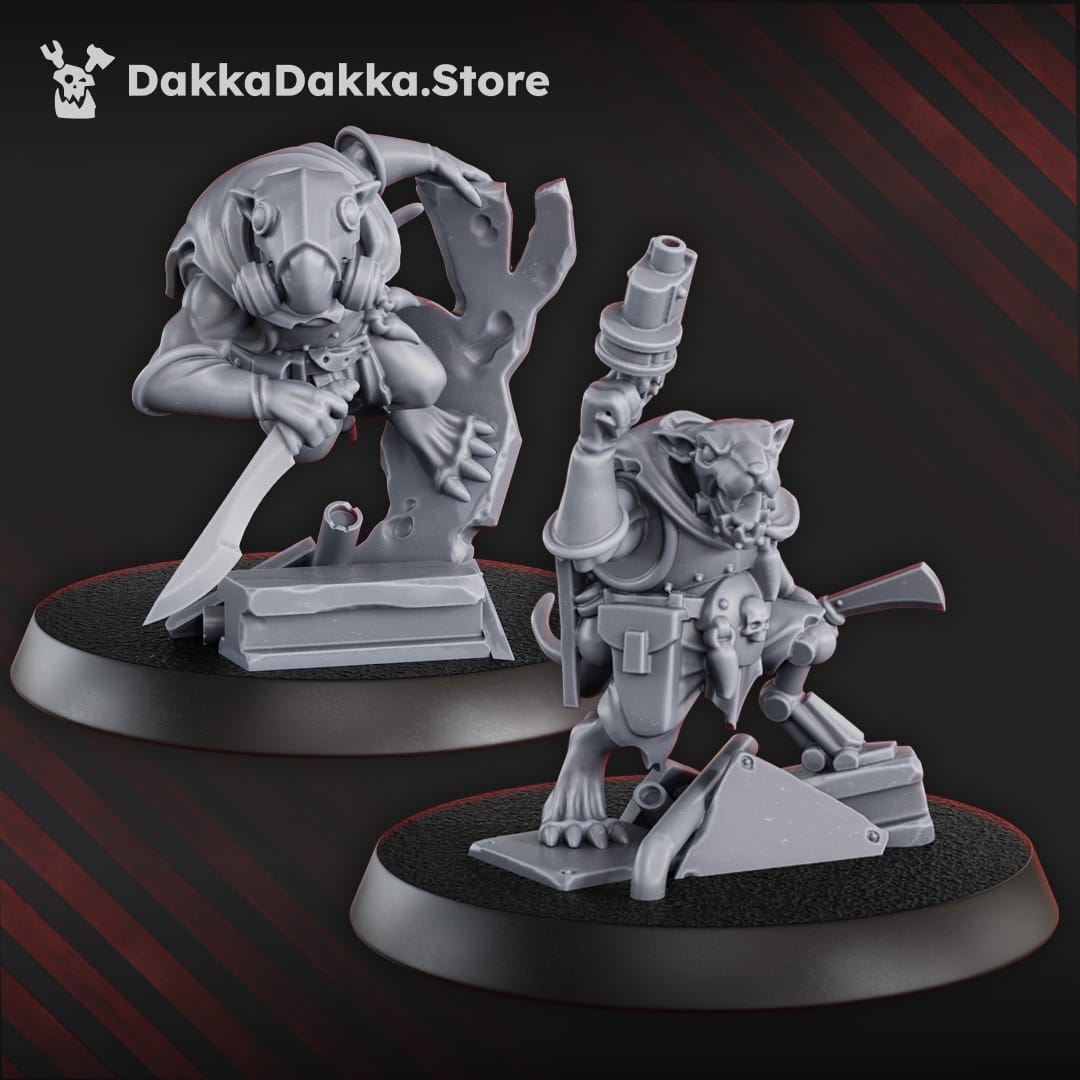 Tabletop Terrain Miniature Ancient Mine Rats