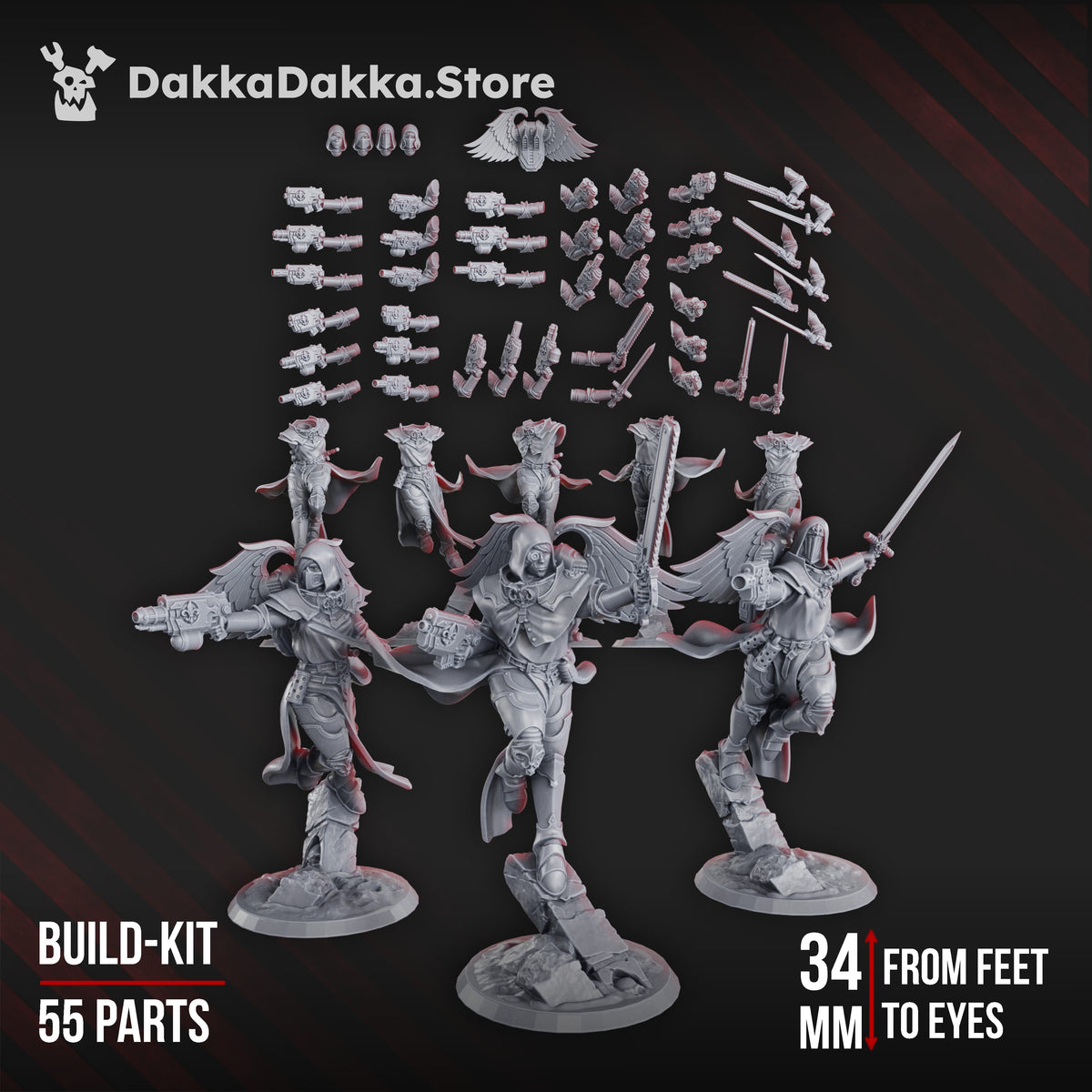 Tabletop Terrain Miniature Angels of War (build kit)
