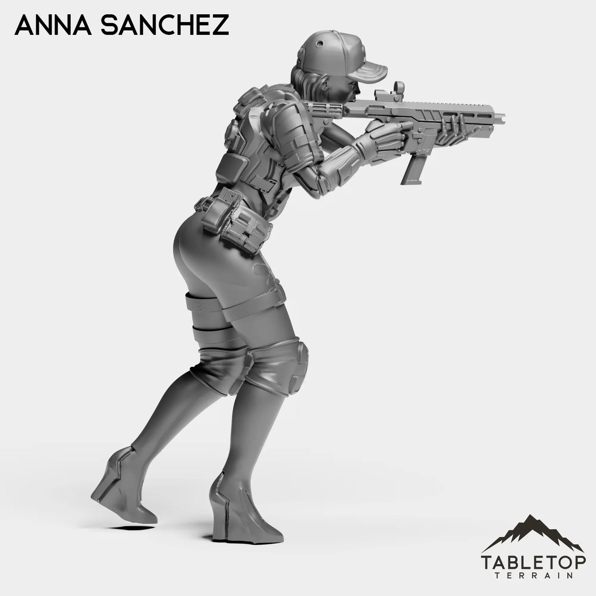 Tabletop Terrain Miniature Anna Sanchez - Bomber Girls