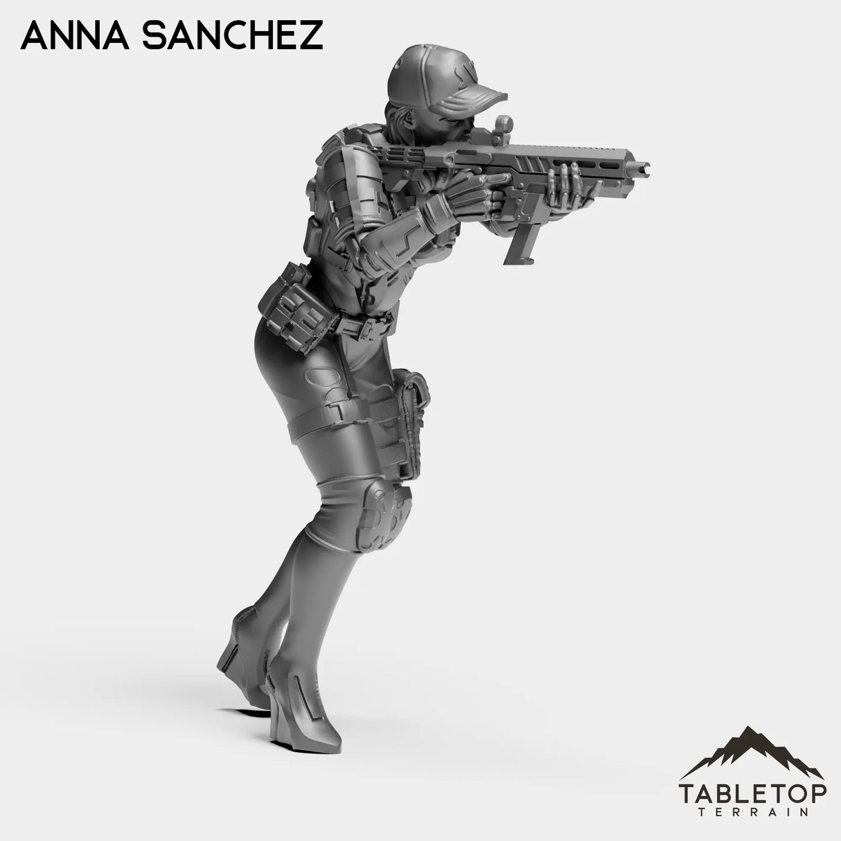 Tabletop Terrain Miniature Anna Sanchez - Bomber Girls