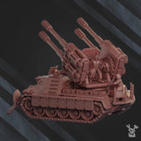 Tabletop Terrain Miniature Anti-aircraft cannon "Ural Lynx" UL-87