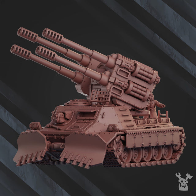 Tabletop Terrain Miniature Anti-aircraft cannon "Ural Lynx" UL-87