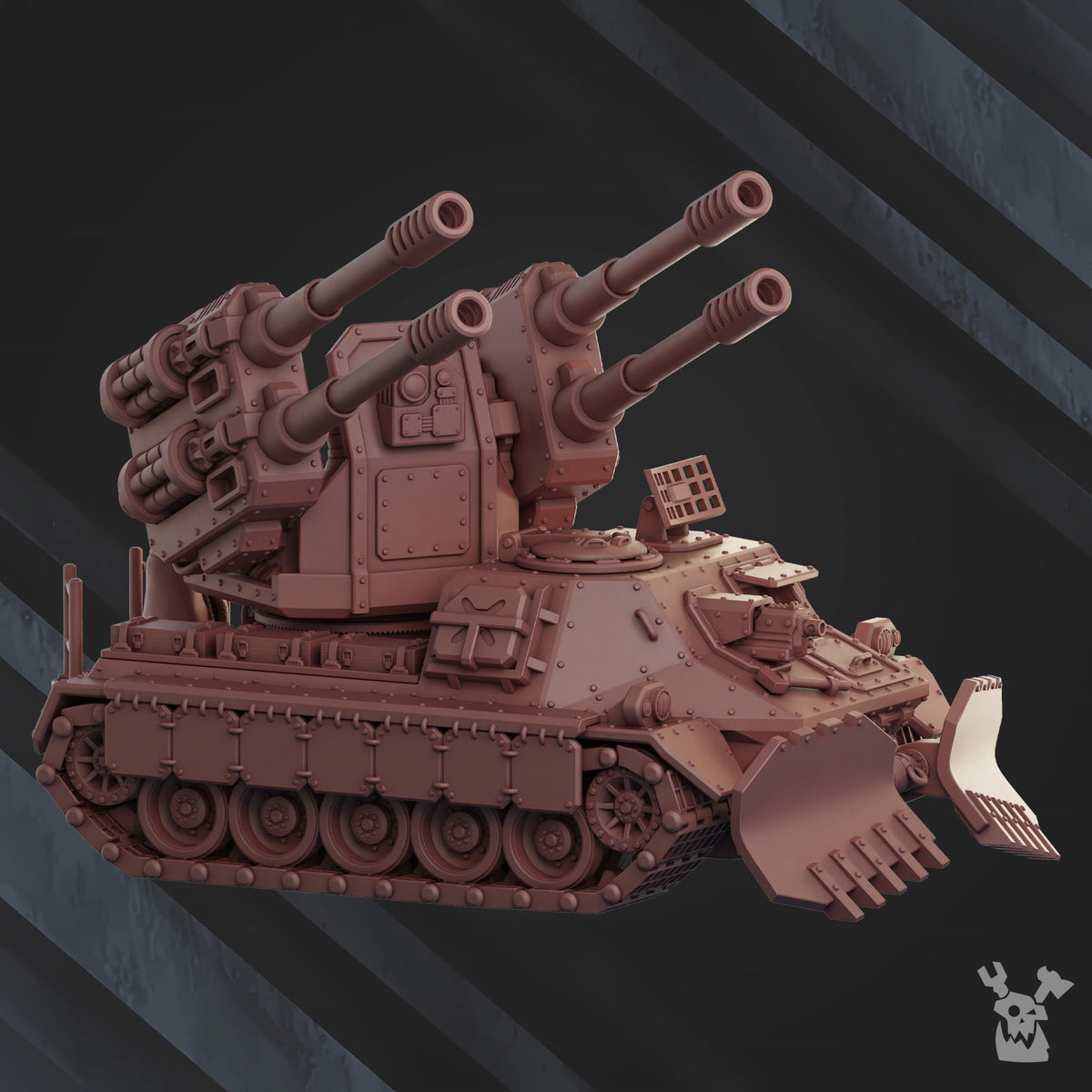 Tabletop Terrain Miniature Anti-aircraft cannon "Ural Lynx" UL-87