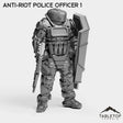 Tabletop Terrain Miniature Anti-Riot Police Officer 1 Anti-Riot Police Officers - Raid44