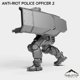Tabletop Terrain Miniature Anti-Riot Police Officers - Raid44