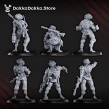 Tabletop Terrain Miniature Anunnaki Tribe Hunters (parts 1 & 2)