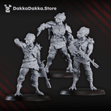 Tabletop Terrain Miniature Anunnaki Tribe Hunters (parts 1 & 2)
