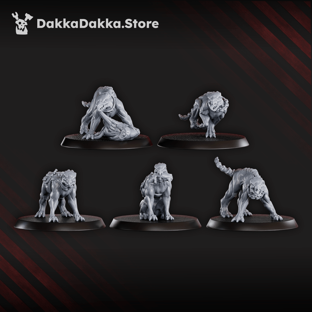 Tabletop Terrain Miniature Anunnaki Tribe Watchdogs