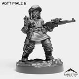 Tabletop Terrain Miniature Arctic Guerrilla Trench Troops