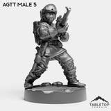 Tabletop Terrain Miniature Arctic Guerrilla Trench Troops