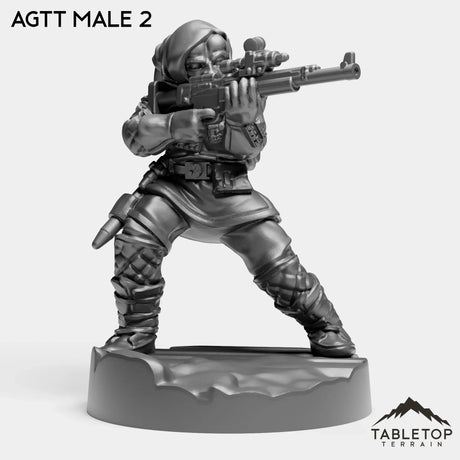 Tabletop Terrain Miniature Arctic Guerrilla Trench Troops