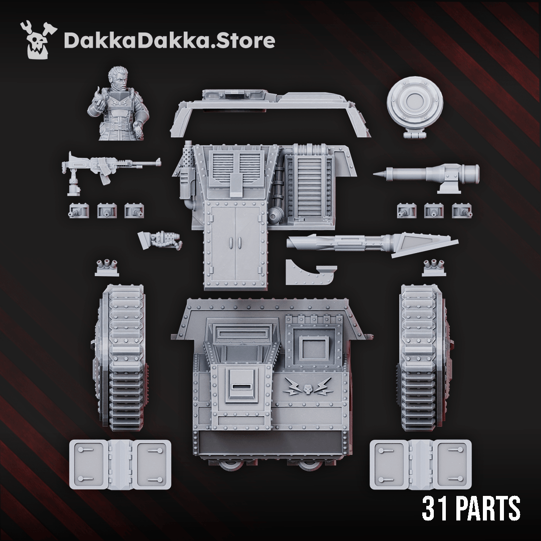 Tabletop Terrain Miniature Armored personnel carrier Dragon I
