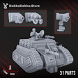 Tabletop Terrain Miniature Armored personnel carrier Dragon I