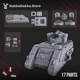 Tabletop Terrain Miniature Armored personnel carrier of the War Sisters (+ update)